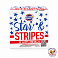Golden Eagle Fireworks Happy Family Star and Stripes 200g fireworks cake, 21 shots shoots flaming balls, red white and blue patriotic star packaging UN0336 1.4G, Houston TX