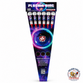 Golden Eagle Fireworks SFX Plasma Ring Rockets 6-pack with ring effects, silver foil head rockets cosmic plasma space design, flammable rocket consumer fireworks, Houston TX