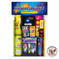 Fireworks Pack No. 1 assorted consumer fireworks variety pack featuring fountains, novelties, spinners, and colorful family-friendly fireworks from Golden Eagle Fireworks.