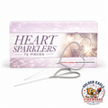 Heart Sparklers 72 piece novelty sparkler set featuring heart-shaped sparklers, elegant pastel packaging, celebration-ready design, and wedding sparklers available at Golden Eagle Fireworks.